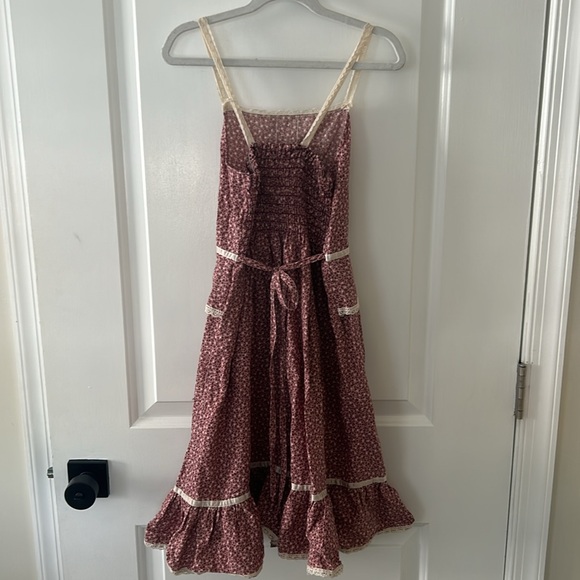 Renaissance Fairy Sleeveless Country Vintage Dress - Picture 3 of 8